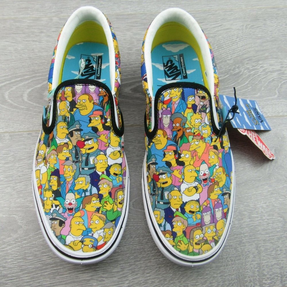 Vans x The Simpsons Slip On ComfyCush Springfield - Picture 7 of 14